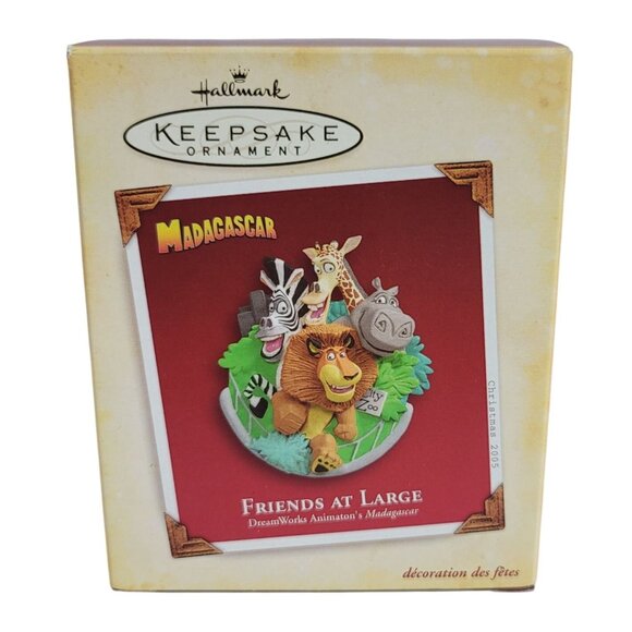 Hallmark Keepsake Madagascar Ornament Friends at Large Christmas 2005 Dreamworks - Picture 5 of 8